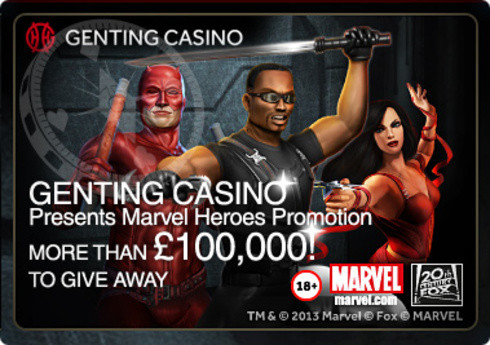 Genting Casino Presents Marvel Heroes Promotion
