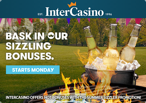 InterCasino Offers Hot Bonuses with the Summer Sizzler Promotion